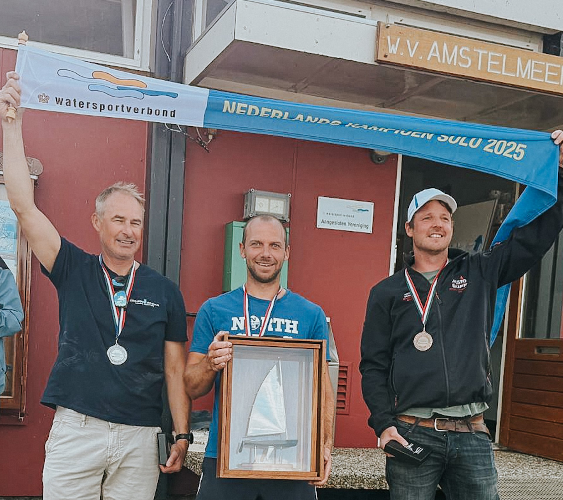 Pim van Vugt Nederlands Kampioen Solo 2025 op het Amstelmeer